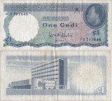 1965, 1 cedi (P-5a) - Ghana