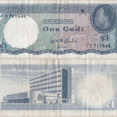1965, 1 cedi (P-5a) - Ghana