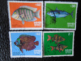 Bloc timbre pesti animale fauna Sri Lanka stampilate, Stampilat