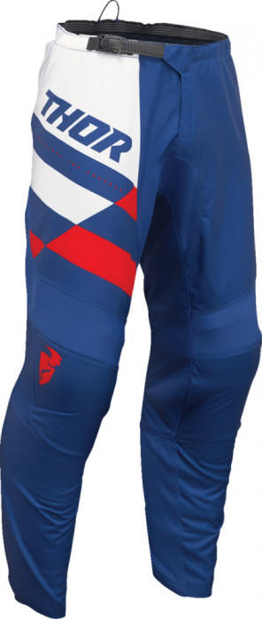 Pantaloni atv/cross Thor Sector Checker, culoare bleumarin/rosu, marime 28 Cod Produs: MX_NEW 290111016PE