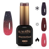 Oja Semipermanenta Termica 3 Culori LUXORISE ThermoCool - Shine Bright 10ml