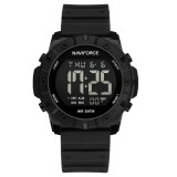 Ceas Barbati Naviforce 7110 Negru , Design Military, Functii Multiple, Alarma, Rezistent la Apa 5ATM