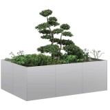 vidaXL Jardinieră 120x80x40 cm oțel galvanizat 860750