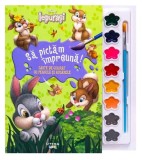 Iepurași. Să pictăm &icirc;mpreună! - Paperback brosat - Litera mică