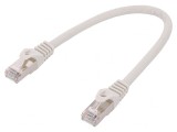 Patch Cord Cat6 Ecranat 0.25m Gri, Logilink