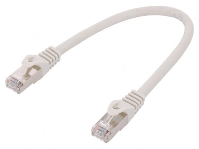 Patch Cord Cat6 Ecranat 0.25m Gri foto