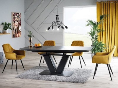 Masa V extensibila 160 cm/ 200 cm/90 l/75 h foto