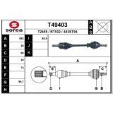 Planetara Fiat Talento (296), Nissan NV300 (X82), Opel Vivaro B (X82), Renault Trafic 3 (Fg), 1.6 D, 1.6 dCi, 2.0 dCi, Fata, Stanga, EAI