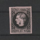 20 Parale Carol cu Favoriti LP20c emisiunea I 1866/67