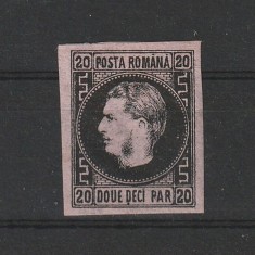 20 Parale Carol cu Favoriti LP20c emisiunea I 1866/67