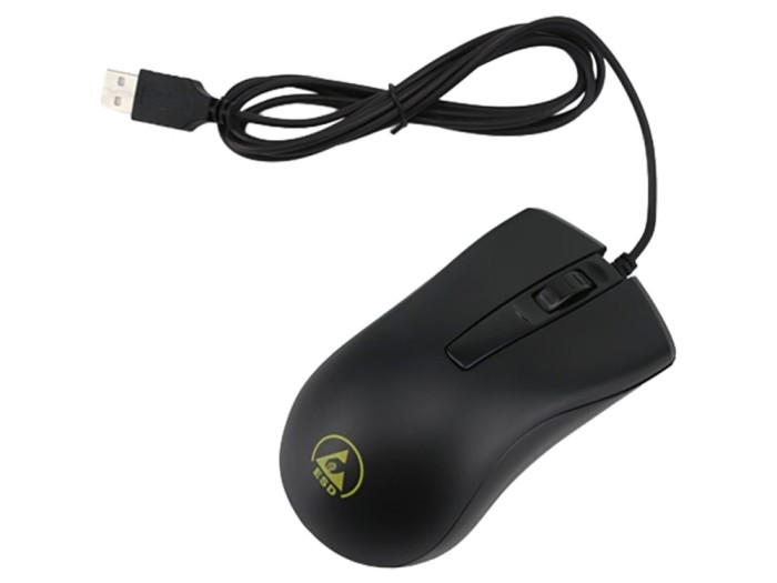 Mouse optic ESD cu cablu electroconductor negru STS1405