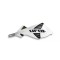 MBS Protectii maini UFO Plast Discover, oversize, ghidon D.28mm, alb/negru, Cod Produs: PM01654041