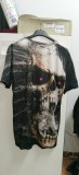 T-Shirt Fashion Summer Horror Skull 3D Print, XL