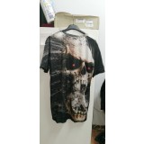 T-Shirt Fashion Summer Horror Skull 3D Print, XL