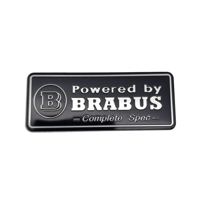 Emblema Brabus pentru Mercedes, 8x3cm, negru