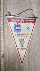 FANION FOTBAL - DINAMO - DINAMO MINSK 21 MARTIE 1984
