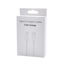 Cablu date si incarcare Type C-C, 100 cm - Alb