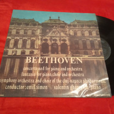 VINIL BEETHOVEN PHILHARMONIC CLUJ-NAPOCA EMIL SIMON/VALENTIN GHEORGHIU-PIAN