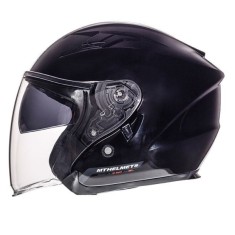 Casca open face pentru scuter - motocicleta MT Avenue SV negru lucios (ochelari soare integrati) XS (53/54cm)