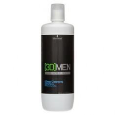 Schwarzkopf Professional 3DMEN Deep Cleansing Shampoo sampon pentru barbati 1000 ml foto