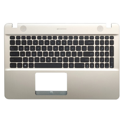 Carcasa superioara cu tastatura palmrest Laptop, Asus, X541, X541U, X541UV, X541S, X541SA, X541SC, X541N, X541NC, auriu foto