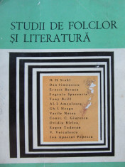 Studii de folclor si literatura - H. Stahl , Dan Simonescu , ... foto