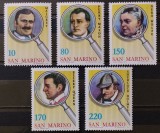 BC855, San Marino 1979, serie personalitati, detectivi celebrii