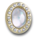Jibbitz Crocs Tiny White Circle Gem, Crocs Jibbitz