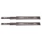 Set 2 Glisiere cu bile, pentru sertar, 10&quot; x 260 mm