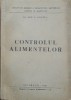 Iancu Gontea - Controlul Alimentelor