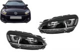 Faruri LED pentru VW Golf 6 VI (2008-2013) cu semnal dinamic si DRL