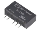 Convertor DC/DC 1W 12V la &plusmn;15VDC SIP