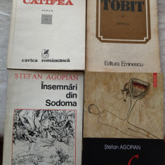 STEFAN AGOPIAN: 4 VOLUME IN PRIMA EDITIE 1981-2003 TACHE.../TOBIT/...SODOMA/FRIC