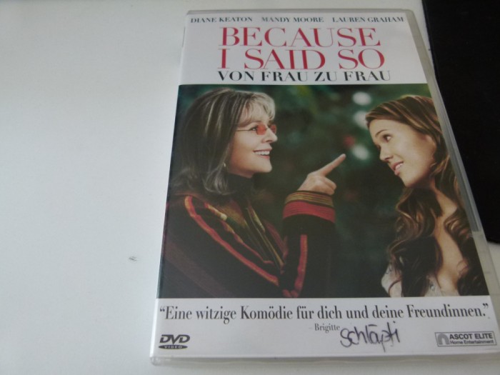 Because i said so, dvd