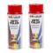 Pachet 2 x Vopsea Spray Auto Dacia Rosu Imperial Dupli-Color 350 ml