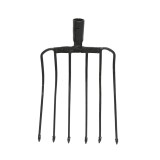 Furca metal cu 6 coarne fara maner, Greutate 1.55 Kg