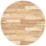 Cumpara ieftin Blat de masa rotund, &Oslash;90x2 cm, lemn masiv de acacia