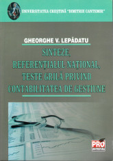 Sinteze, referen?ialul na?ional, teste grila privind contabilitatea de gestiune foto