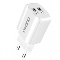Încărcător De Perete Dudao EU 2x USB 5V / 2.4A Alb (A2EU Alb) 6970379615324