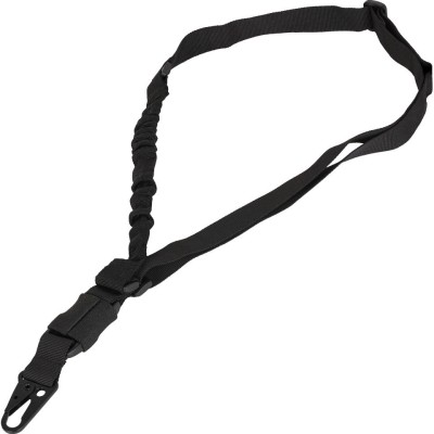 Curea Tactica Semi Bungee Quick-Release 1 Punct Neagra GFC Tactical foto