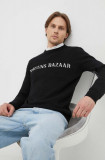 Cumpara ieftin Bruuns Bazaar pulover Simon Nouveau barbati, culoarea negru, light