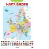 Descopera! Harta Europei (planse educationale)