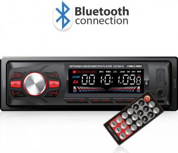 Radio auto cu bluetooth, MP3 Player, USB, 50Wx4, digital, AUX, TF card, foto