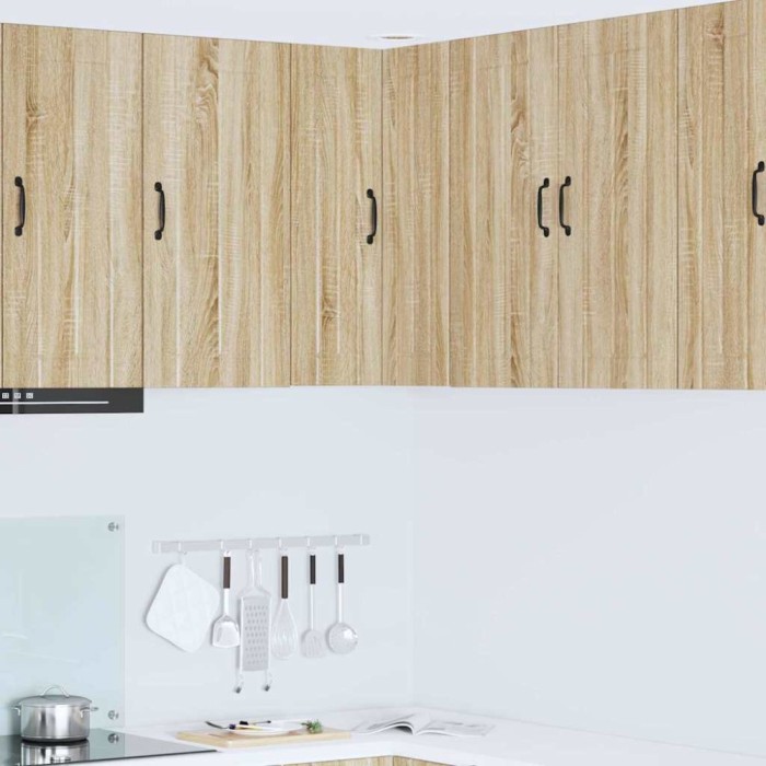 vidaXL Dulap suspendat de bucătărie Stejar Sonoma 57 x 57 x 80 cm 885077