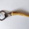Desfacator sticle vintage vechi metal si maner de os, Made in Germany