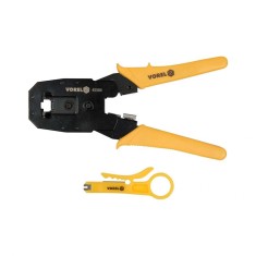 Clește pentru sertizarea mufelor RJ45, RJ10 și RJ11 Vorel 45504
