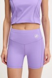 Mammut pantaloni scurți sport Massone culoarea verde, uni, high waist