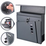Cutie postala pentru scrisori culoare antracit SN3681-1