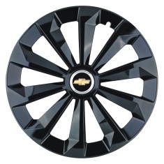 Set 4 Capace Roti 14 inchi (R14) Fame Negru, Compatibile Cu Chevrolet