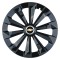 Set 4 Capace Roti 16 inchi (R16) Fame Negru, Compatibile Cu Chevrolet